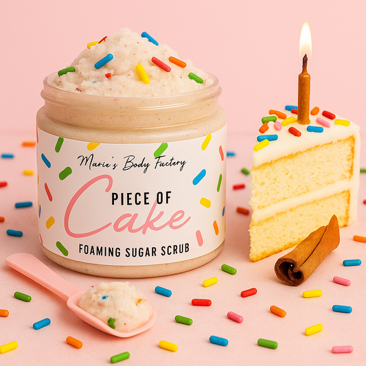 Piece Of Cake Foaming Sugar Scrub