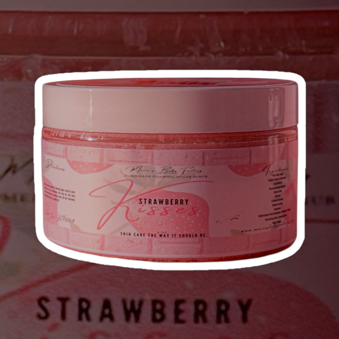 Strawberry Kisses Foaming Sugar Scrub