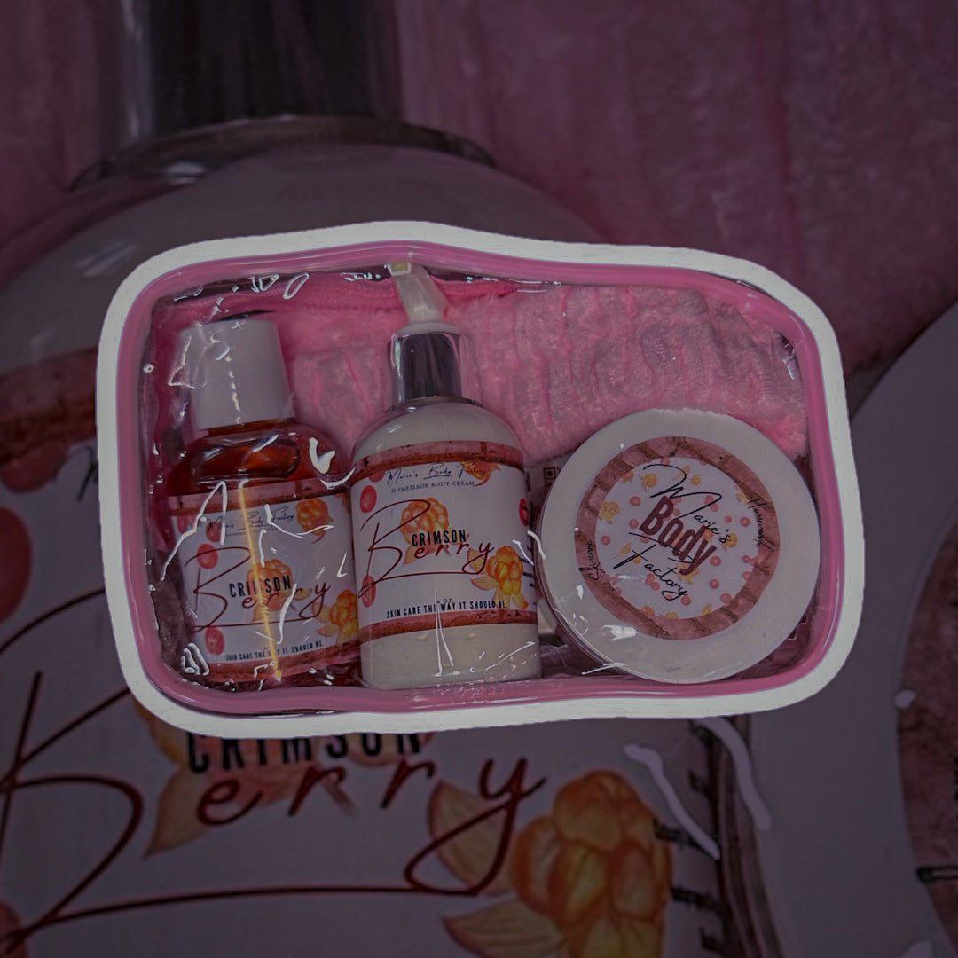Crimson Berry Travel Sized Gift Set