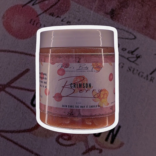 Crimson Berry Foaming Sugar Scrub