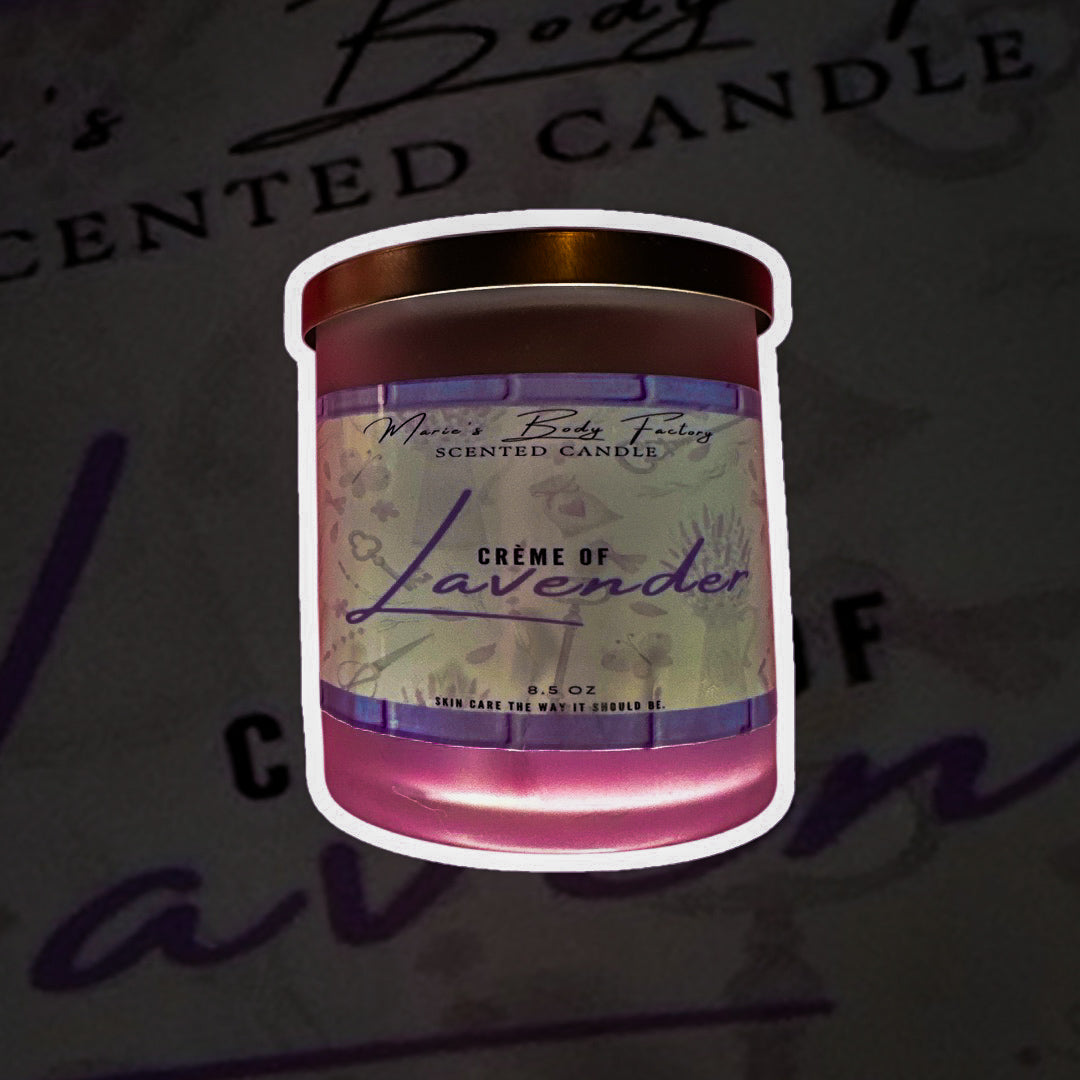 Cream Of Lavender Premium Scented Candle