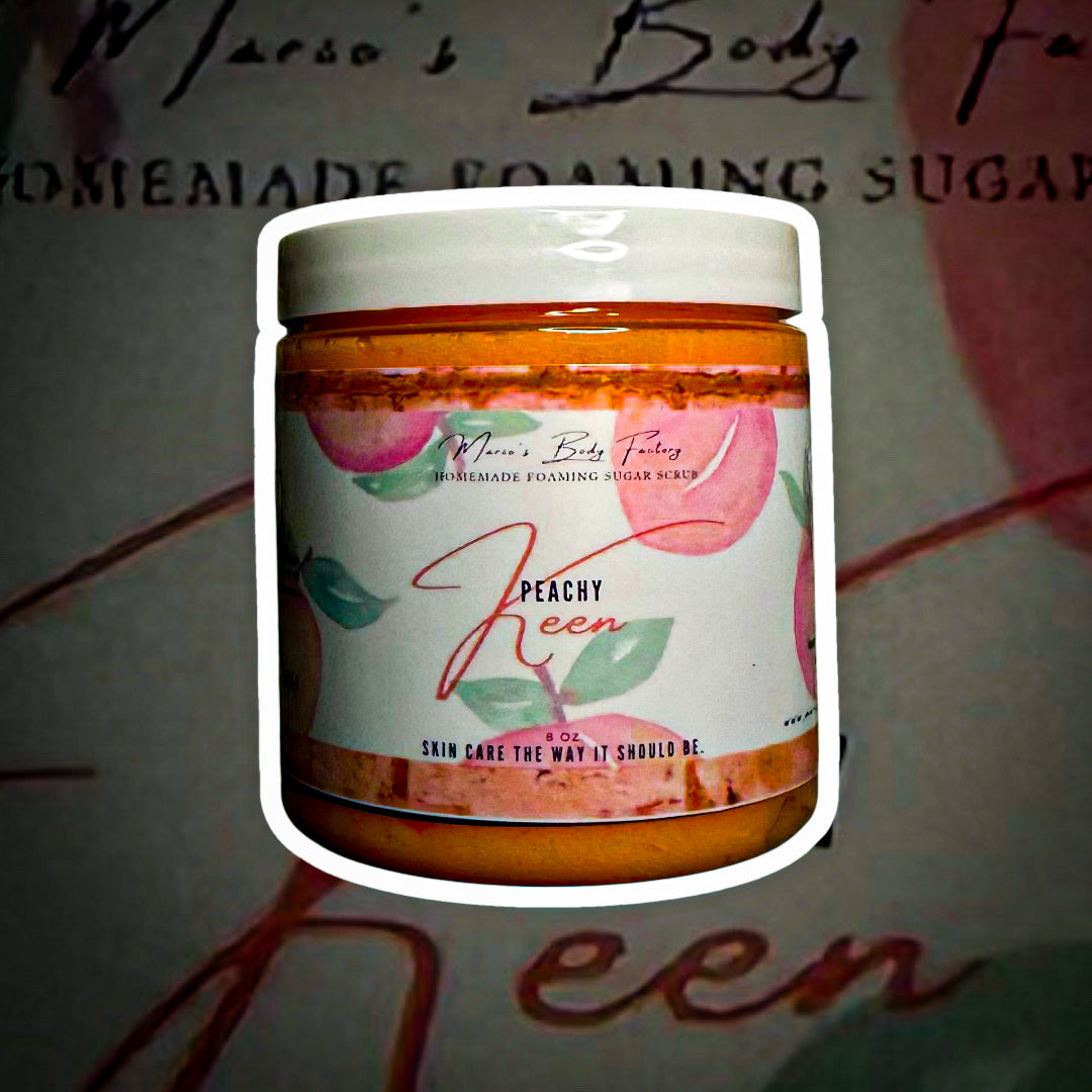 Peachy Keen Foaming Sugar Scrub