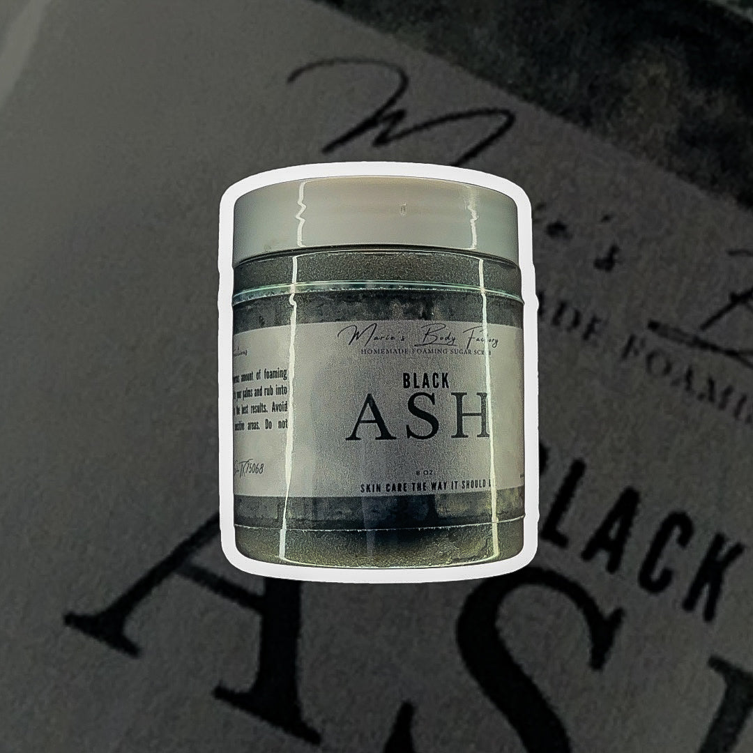 Black Ash Foaming Sugar Scrub