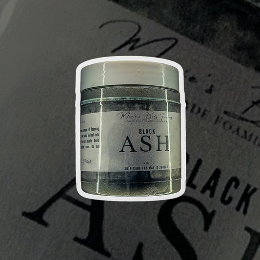 Black Ash Foaming Sugar Scrub