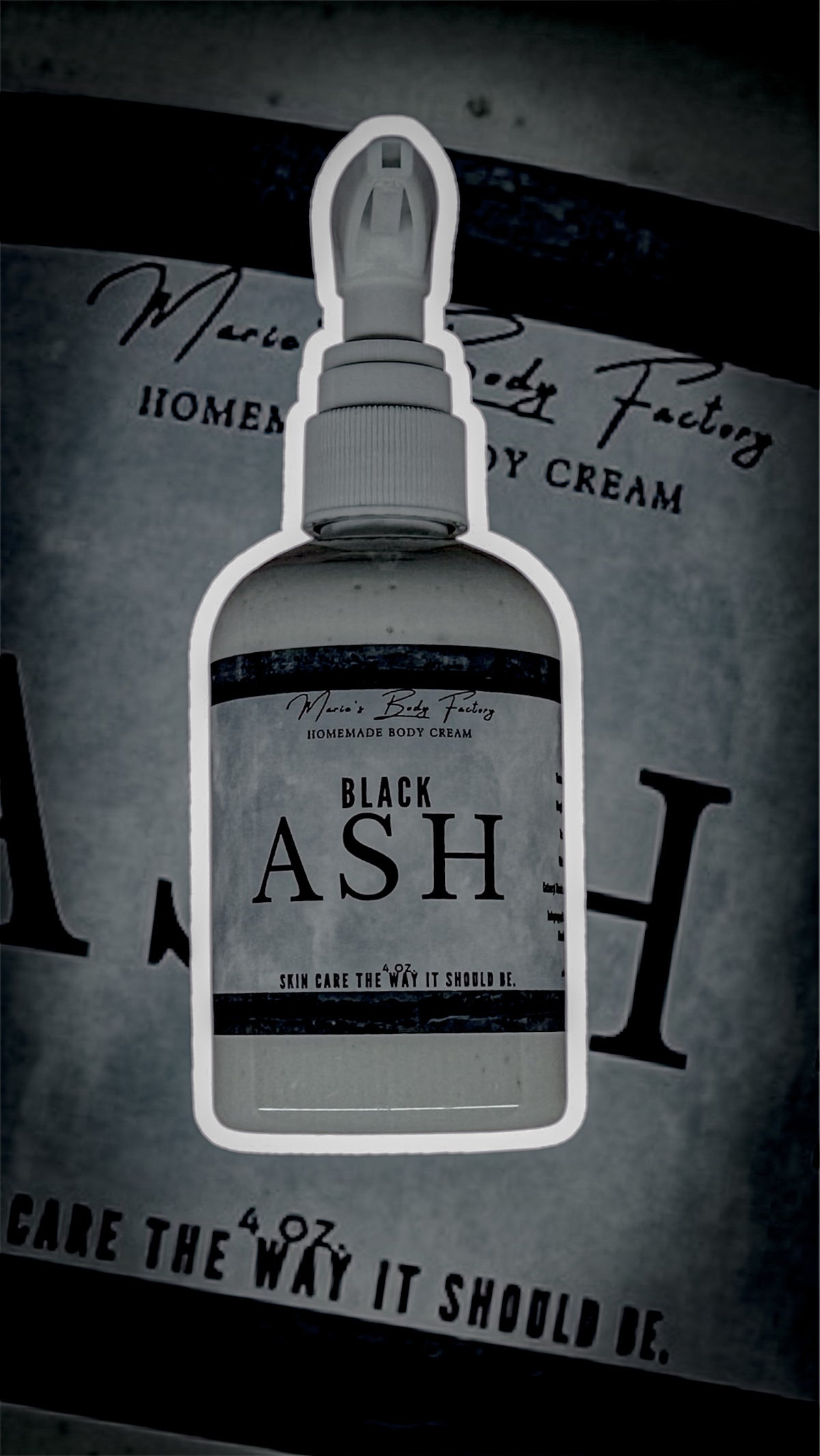 Black Ash Body Cream