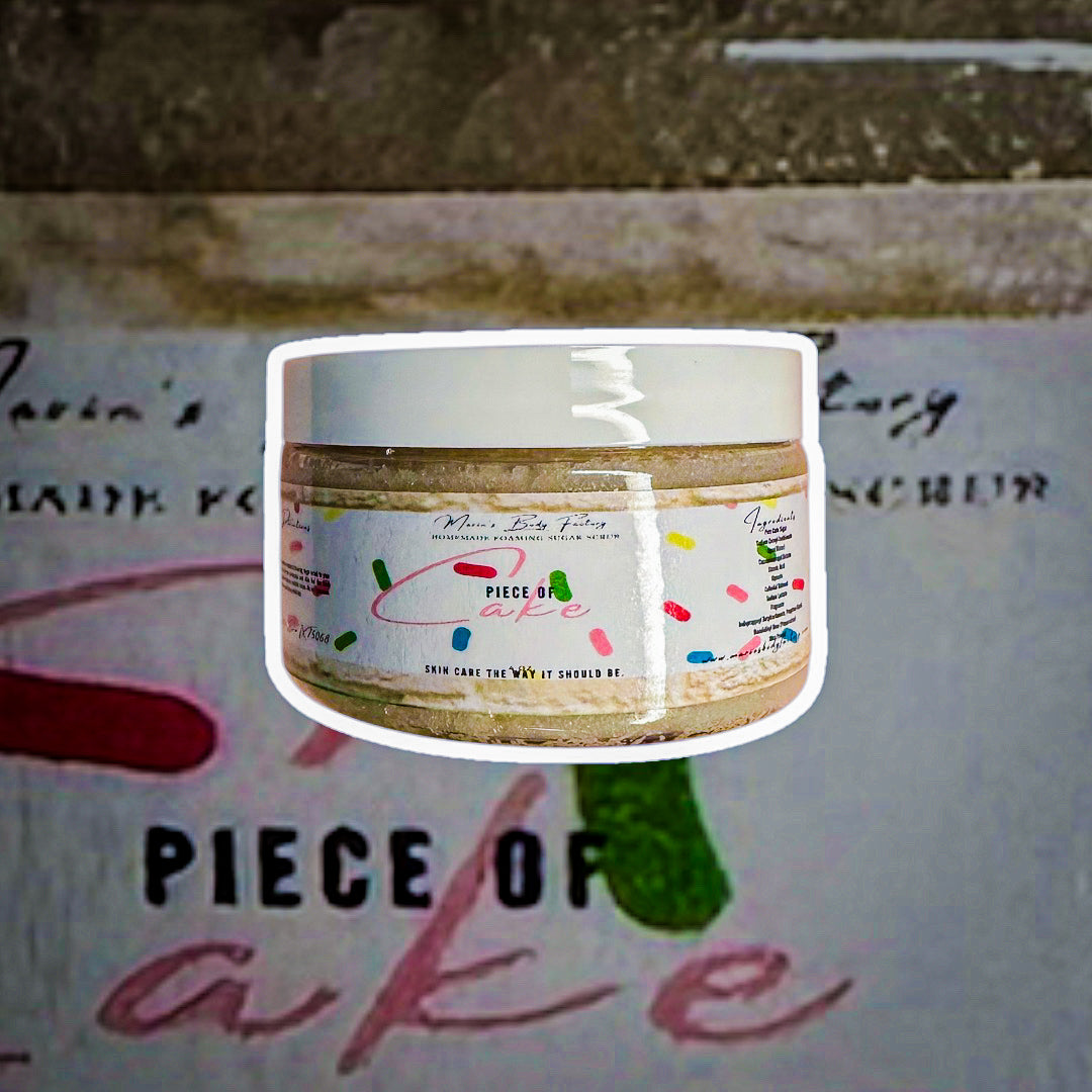 Piece Of Cake Foaming Sugar Scrub