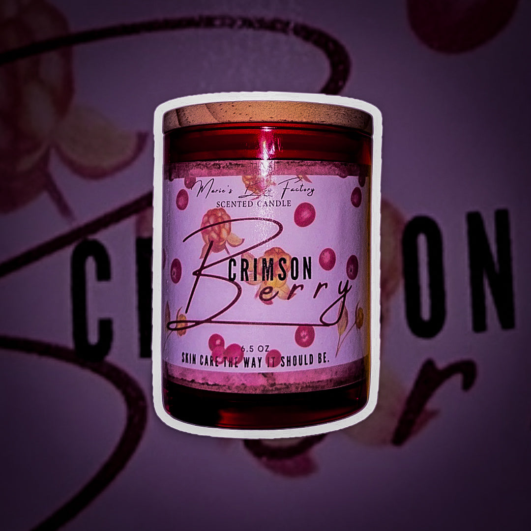 Crimson Berry Premium Scented Candle