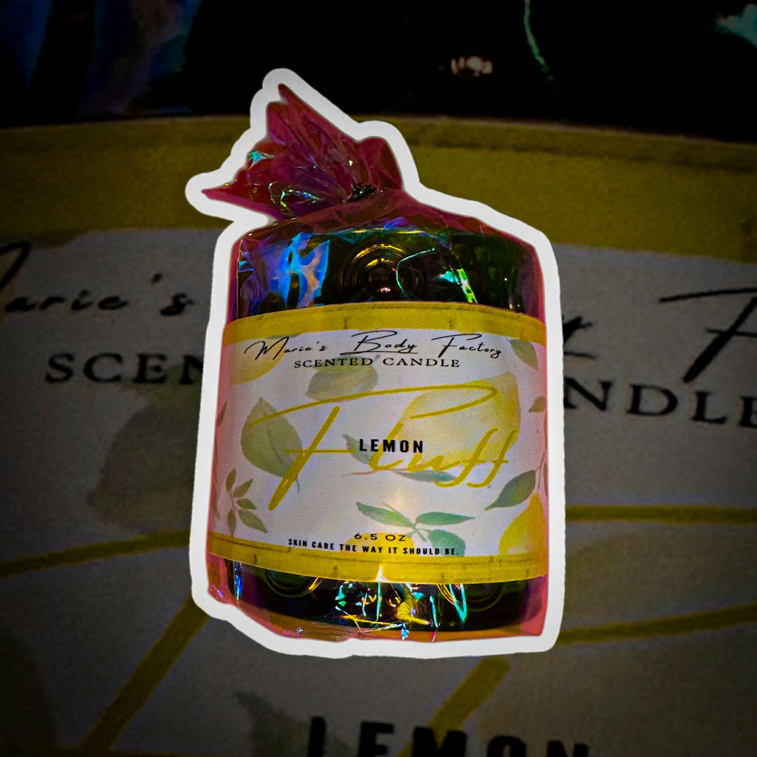 Lemon Fluff Premium Scented Candle
