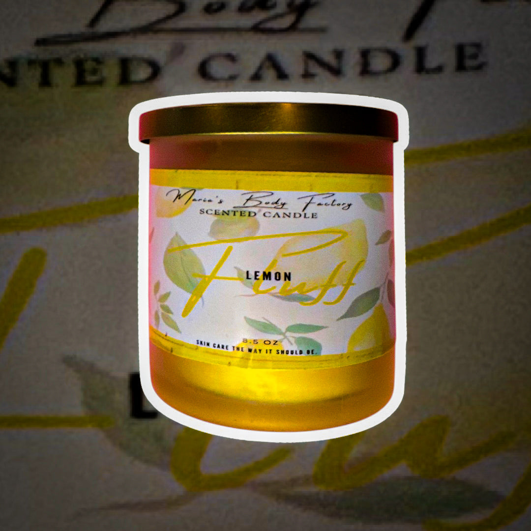 Lemon Fluff Premium Scented Candle