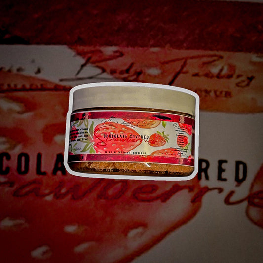 Chocolate Covered Strawberries Foaming Sugar Scrub