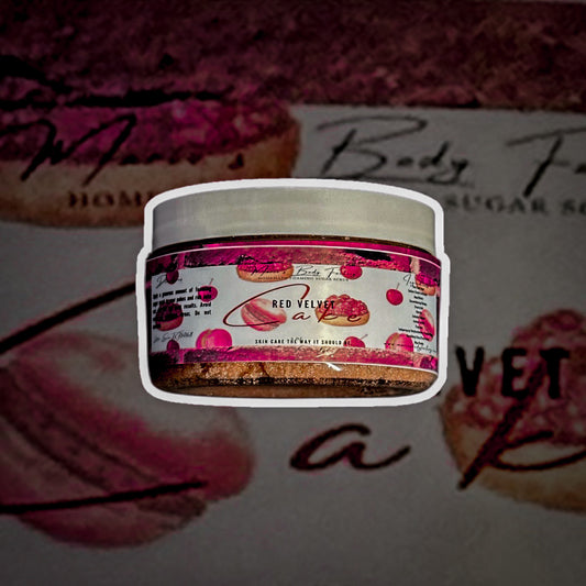 Red Velvet Cake Foaming Sugar Scrub