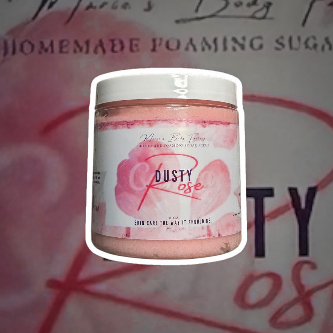 Dusky Rose Foaming Sugar Scrub