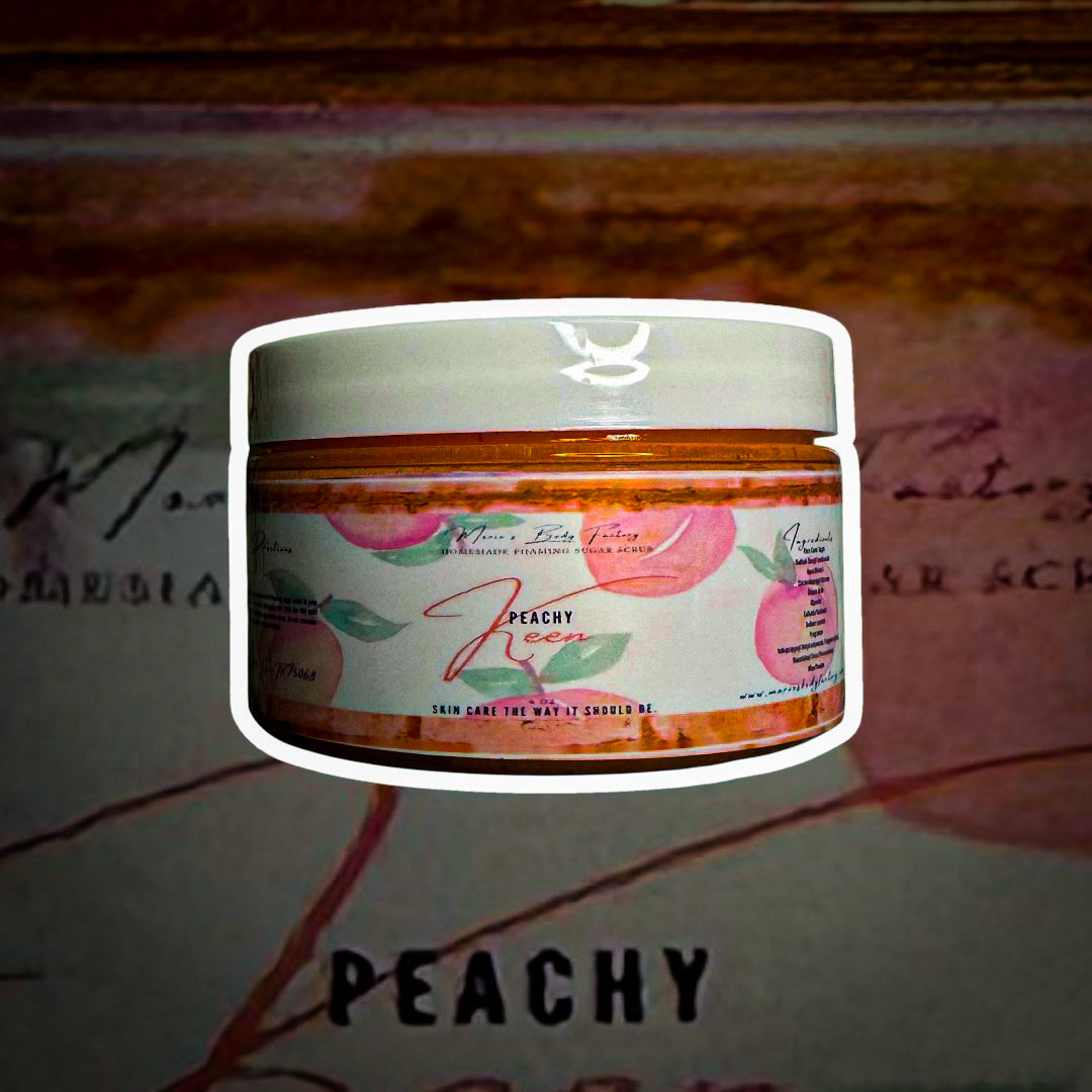 Peachy Keen Foaming Sugar Scrub